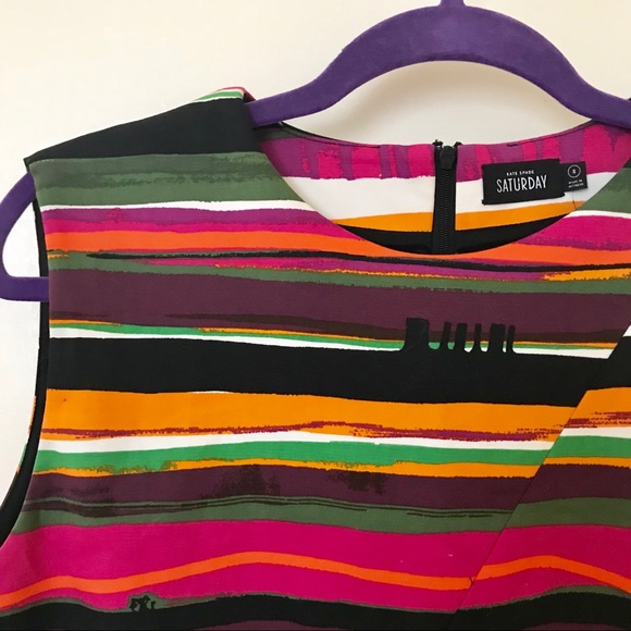 {kate spade saturday} shift dress in sunset stripe - Picture 2 of 4